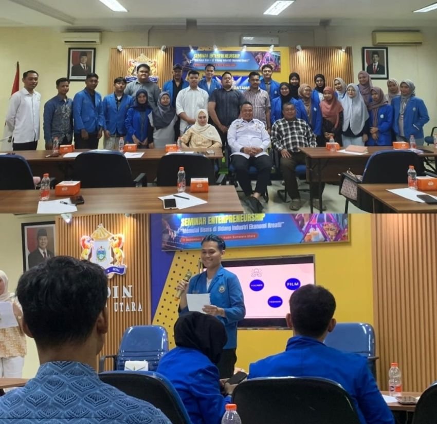 Mahasiswa Universitas Al Azhar Ikuti Seminar KADIN Sumut: Siap Jadi Generasi Emas Ekonomi Kreatif