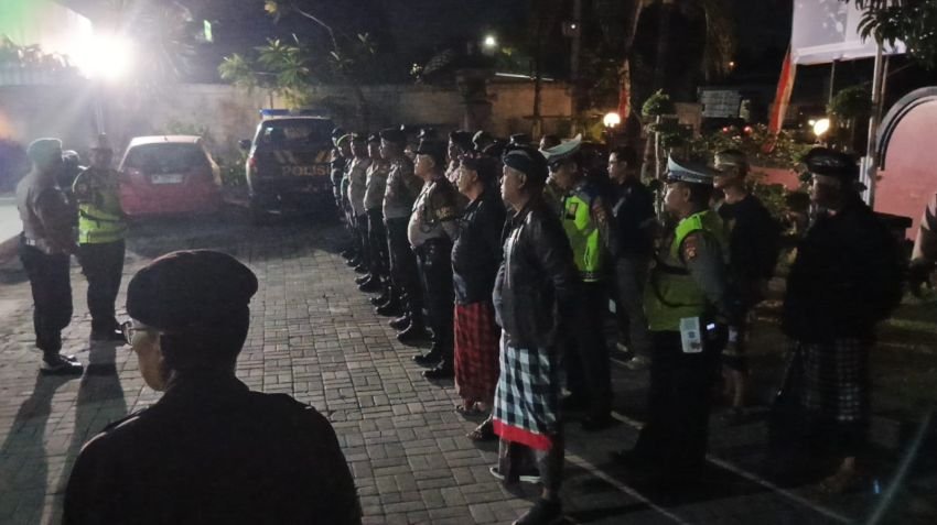 Patroli Gabungan Polsek Dentim, Koramil 1611-01, dan Pecalang Terus Berlanjut Jaga Keamanan Denpasar