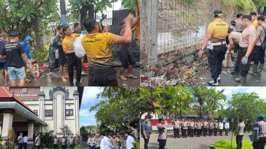 Kapolsek Kuta Selatan Tekankan Antisipasi Bencana dan Peningkatan Patroli Saat Apel Jam Pimpinan