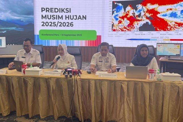 BMKG: September 2025 Masih Musim Pancaroba, Musim Hujan Meluas Bertahap