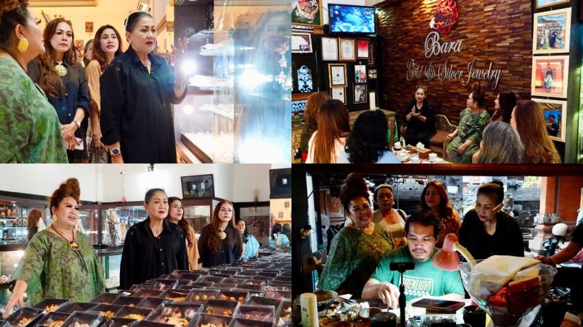 Ketua Dekranasda Bali Kunjungi Perajin Perak Celuk, Dorong Penguatan Identitas dan Promosi Produk Lokal