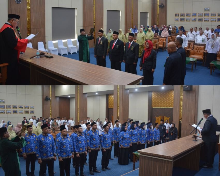 Ketua Pengadilan Tinggi Banda Aceh Lantik 4 Panitera Pengganti dan 20 P3K: Dorong Optimalisasi Kinerja Menuju ZI-WBK