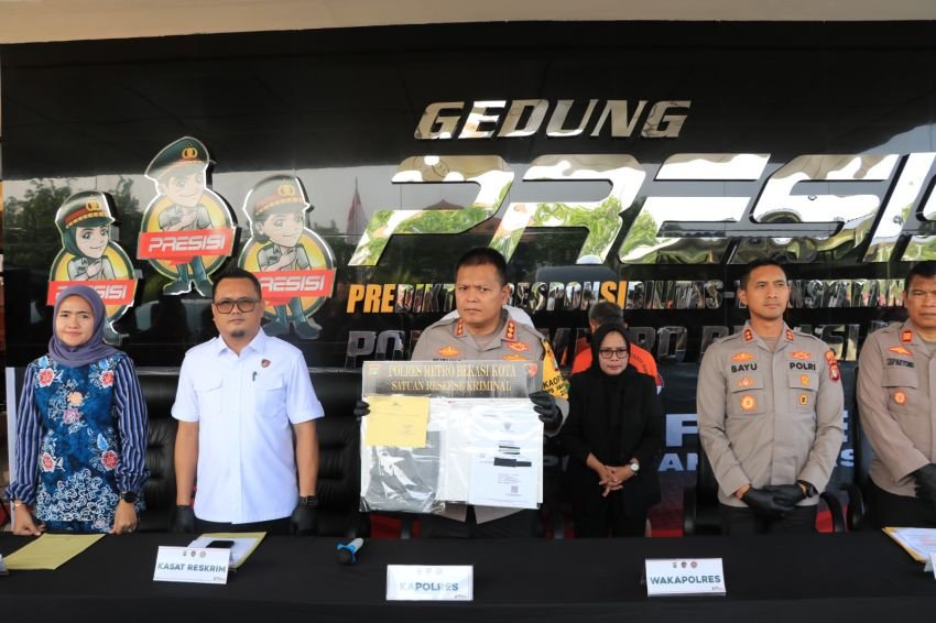 Polres Metro Bekasi Kota Amankan Pria Diduga Lakukan Aksi Tidak Senonoh Terhadap Anak