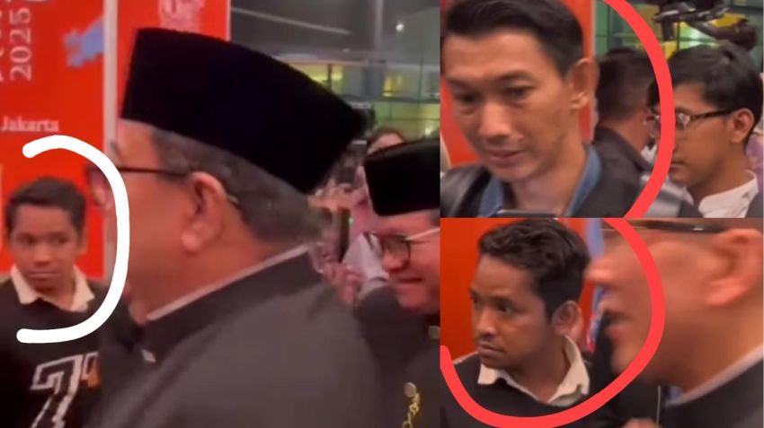 Terekam Kamera! Copet Gasak Ponsel di Samping Gubernur DKI