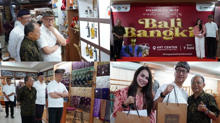 Menperin Apresiasi Pameran IKM Bali Bangkit 2025, Sebut Produk Lokal Bali Berkualitas Tinggi dan Patut Dibanggakan