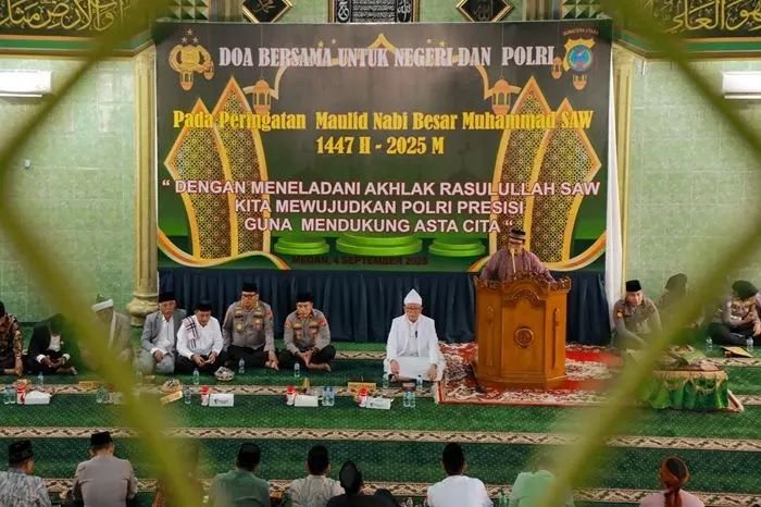 Polda Sumut Gelar Doa Bersama Peringati Maulid Nabi Muhammad SAW 1447 H