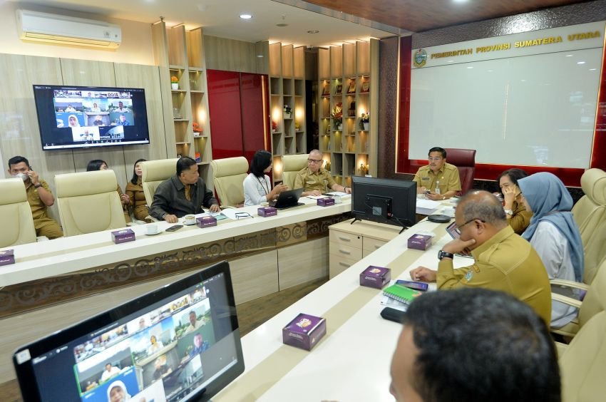 Sekdaprov Sumut Ikuti Rakor Bersama Mendagri, Tito Karnavian: Tunda Kegiatan Seremonial dan Perkuat Program Pro Rakyat