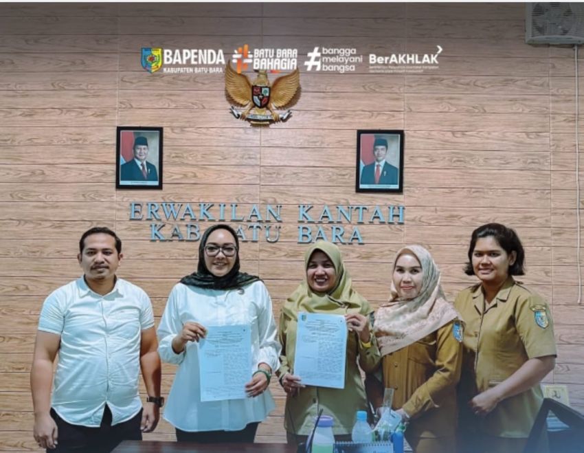 Optimalisasi Pajak Daerah, Bapenda Batu Bara dan BPN Tandatangani Perjanjian Kerja Sama