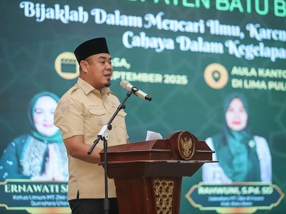 Wabup Syafrizal Ajak Emak-Emak Pengajian Perangi Narkoba di Batu Bara
