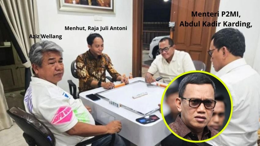 Menteri P2MI Karding Klarifikasi Foto Bermain Domino Bersama Menhut dan Pengusaha Pembalak Liar