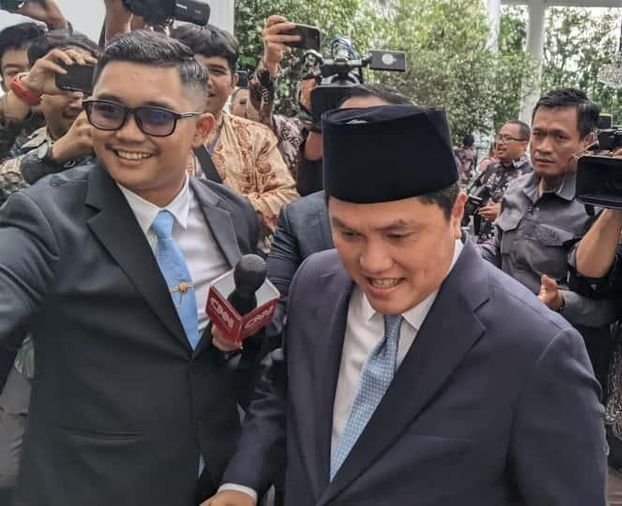 Bersama Tokoh Lain, Erick Thohir Merapat ke Istana Jelang Reshuffle Kabinet