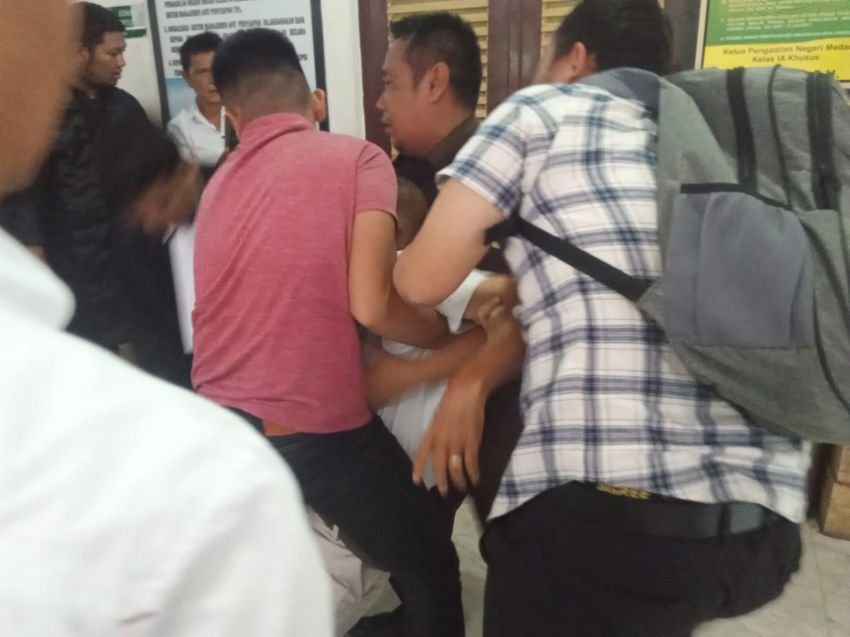 HP Wartawan Dirampas Saat Liput Sidang Brigadir Bayu, Forwakum Sumut: Melanggar UU Pers