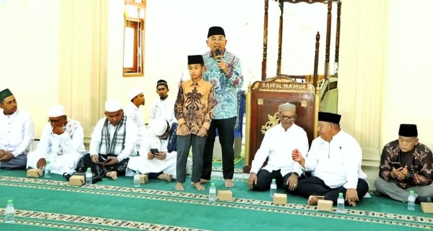Hadiri Zikir dan Tausyiah Agama, Bupati Simalungun Tegaskan Komitmen Perbaikan Jalan di Kecamatan
