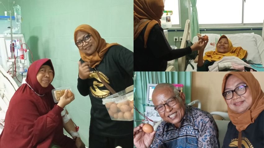 Relawan Komunitas Jaga Ginjal Kunjungi Pasien Gagal Ginjal di Sejumlah Rumah Sakit