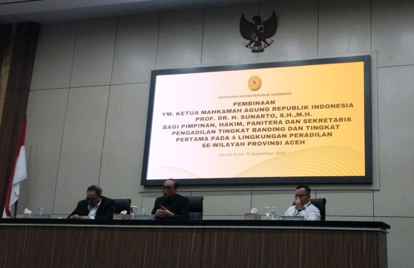 Ketua Pengadilan Tinggi Banda Aceh Laporkan Kota Subulussalam Belum Miliki Pengadilan Negeri ke Ketua MA RI