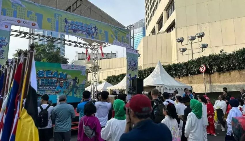 Kemenkes Gelar ASEAN Car Free Day di Bundaran HI, Jakarta: Promosikan Hidup Sehat dan Solidaritas Regional