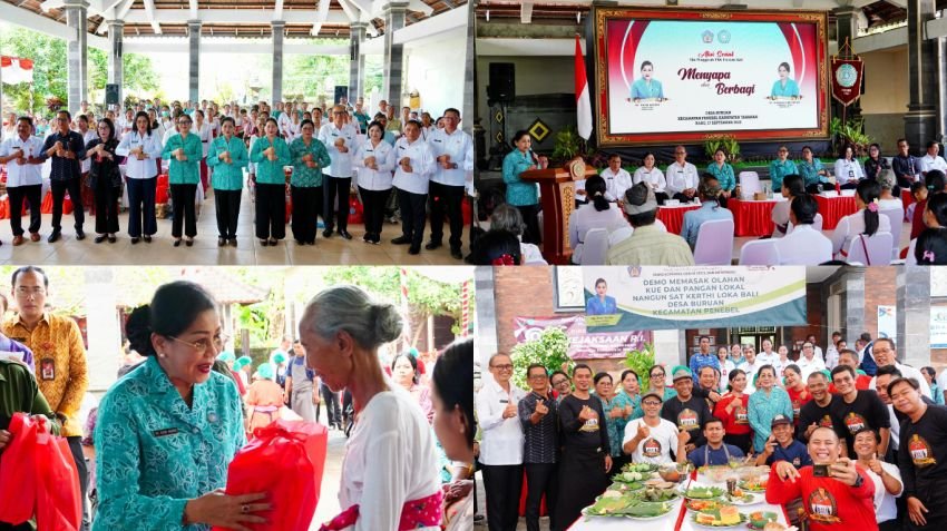 Putri Koster Ajak Warga &ldquo;Ngrombo&rdquo; Urus Sampah demi Masa Depan Bali yang Bersih