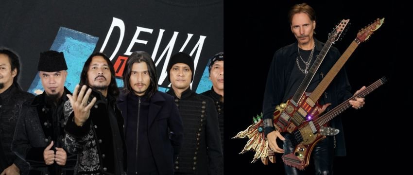 Steve Vai Tampil di Konser Dewa 19 All Stars 2.0 di GBK, Siap Guncang Jakarta