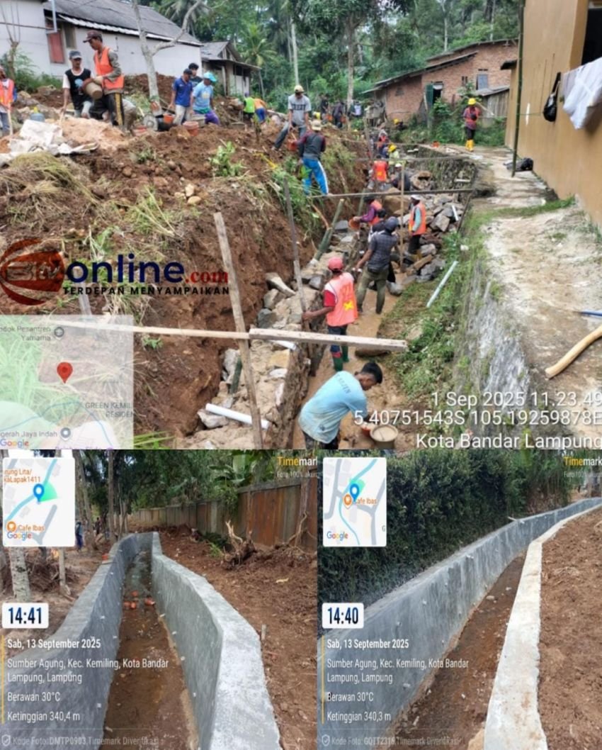 Musim Hujan Tak Lagi Menakutkan! Pembangunan Talud Selesai, Warga Apresiasi Langkah Nyata Bunda Eva