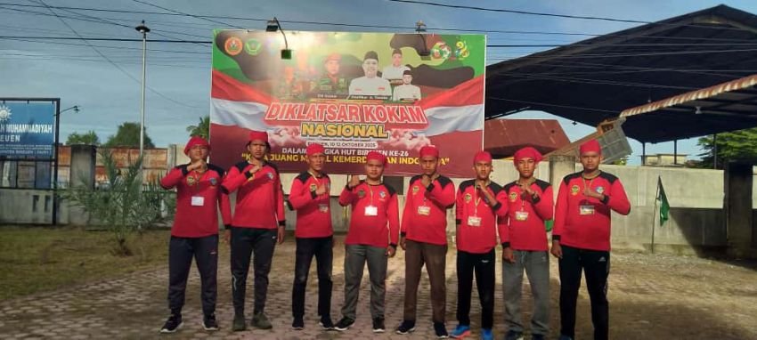 Cetak Kader Siaga! 9 Pemuda Muhammadiyah Aceh Besar Ikuti Diklatsar Kokam Nasional