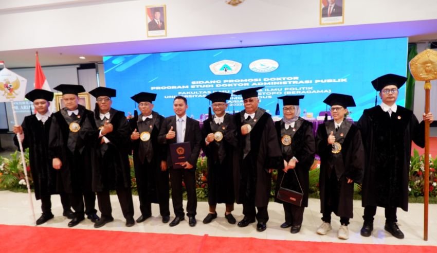 FISIP Universitas Moestopo Kukuhkan Doktor Baru: Ariawan dengan Disertasi Soal Aplikasi SRIKANDI di DPR RI