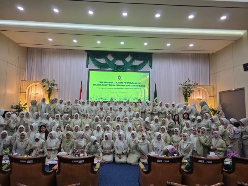 HUT Dharmayukti Karini ke-23 di Banda Aceh, Dorong Solidaritas dan Jiwa Korsa