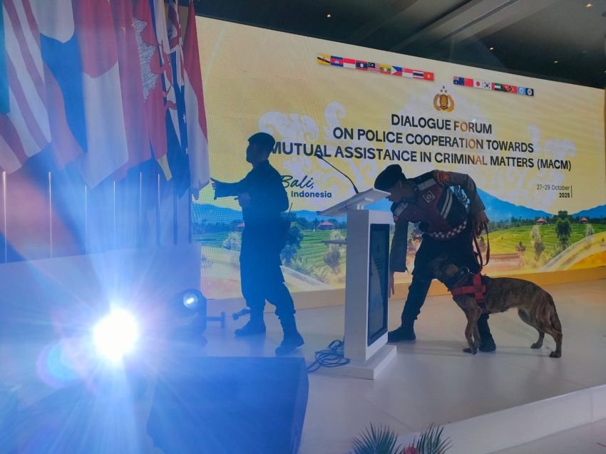 Jelang Forum Kerja Sama Polisi Indonesia–Arab Saudi, Gegana Polda Bali Sterilkan Lokasi Konferensi di Kuta