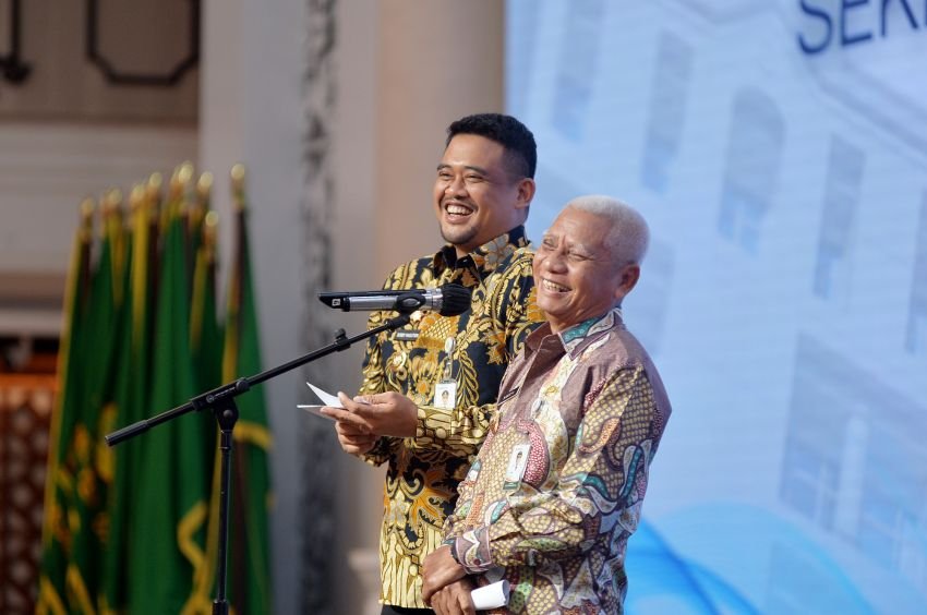 Togap Simangunsong Resmi Purna Tugas, Bobby Nasution: Terima Kasih Sudah Membantu Kami