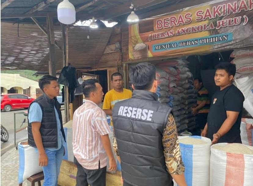 Satreskrim Padangsidimpuan Pantau Stok dan Harga Beras Jelang Akhir Tahun