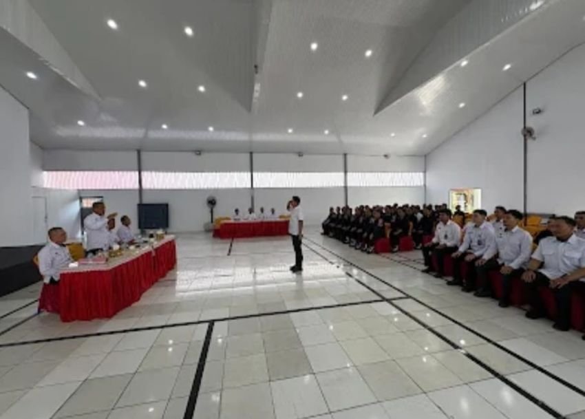 Kalapas Jumadi Pimpin Rapat Dinas Perdana, Siapkan Lapas Narkotika Bandar Lampung Menuju WBK 2026