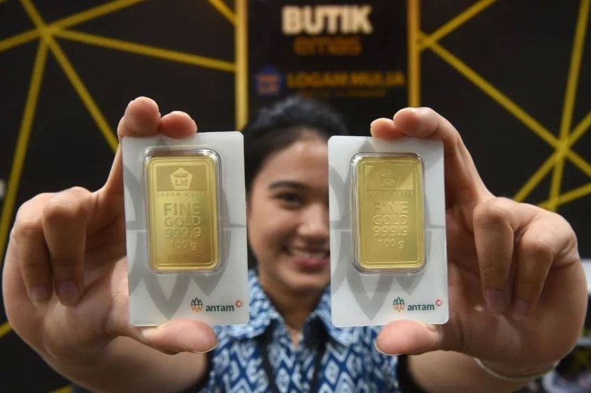 Harga Emas Naik Rp42.000, Sentuh Rp2,305 Juta per Gram