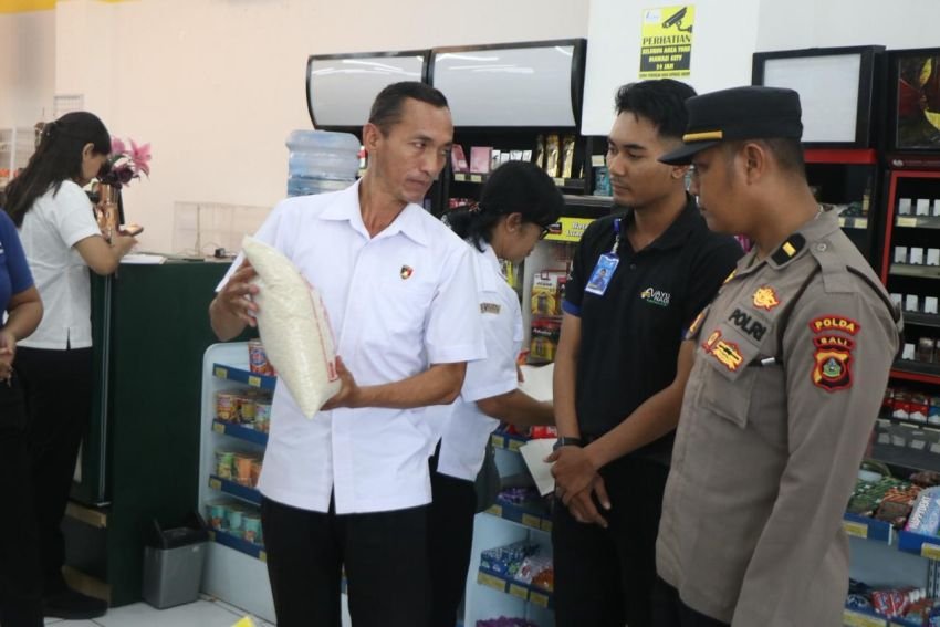 Satgas Pangan Polda Bali Gelar Sidak ke Pasar dan Ritel, Pastikan Harga Pangan Tetap Stabil