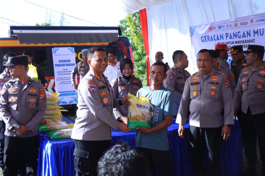 Gerakan Pangan Murah di SPN Seulawah: Polri Hadir untuk Kesejahteraan Masyarakat