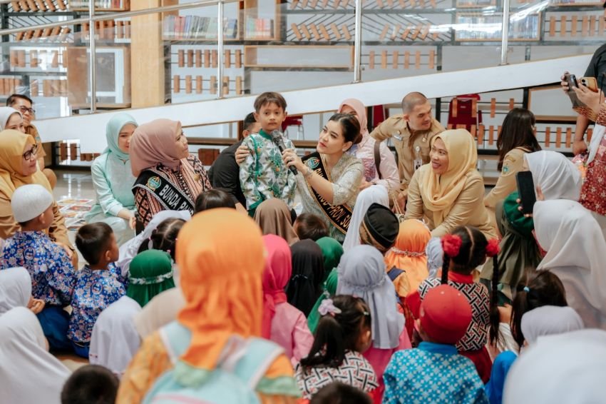 Kahiyang Ayu Hadiri Lomba Membatik Anak Usia Dini di Sergai: Tanamkan Cinta Budaya Sejak Dini