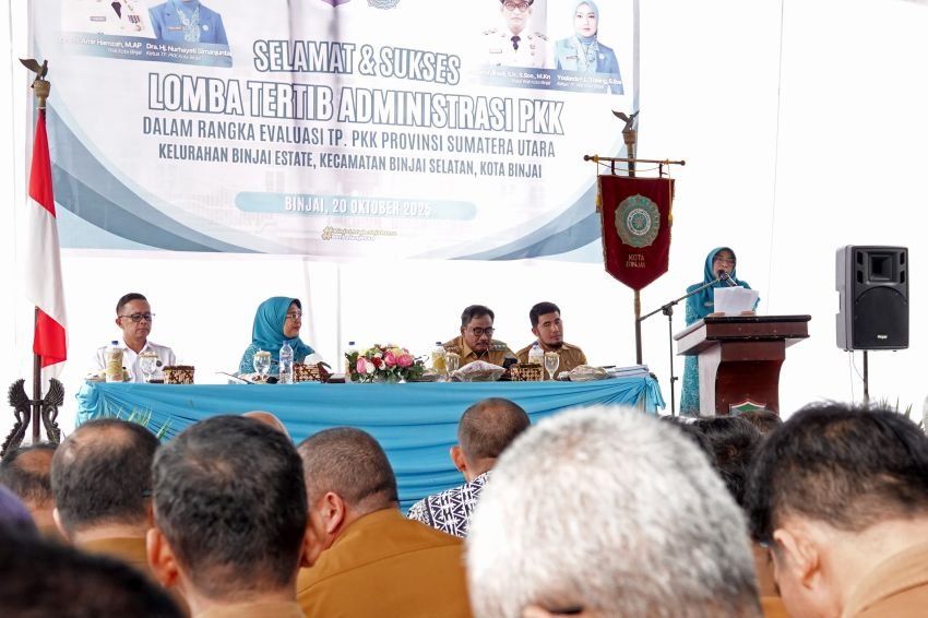 TP PKK Sumut Dorong Tertib Administrasi, Evaluasi Program 2025 Digelar di Binjai