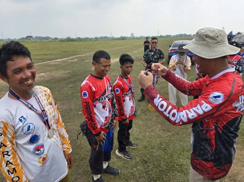 Paramotor Aceh Berjaya di Langit Banten, 4 Emas Bawa Pulang Gelar Juara Umum