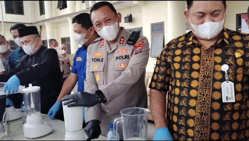 Polres Tapsel Musnahkan 2,8 Kg Sabu, Kapolres Tekankan Peran Aktif Masyarakat
