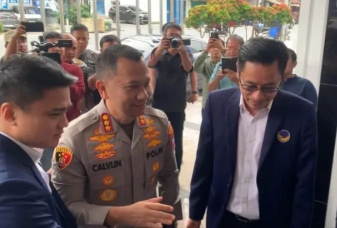 Kapolrestabes Medan Temui Ketua NasDem Sumut Bahas Polemik Salah Tangkap