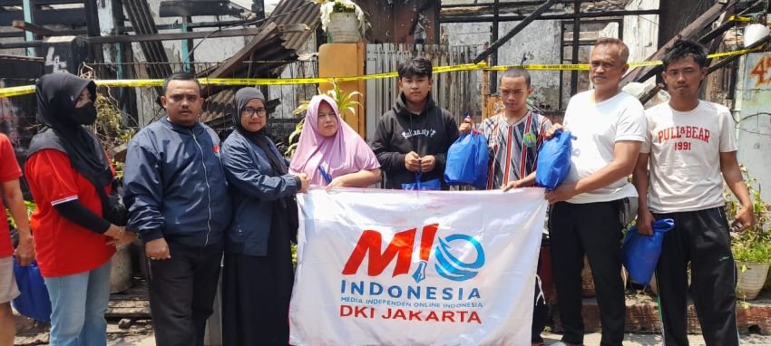 Baru Terpilih, Ketua MIO DKI Jakarta Langsung Turun ke Lokasi Kebakaran Bantu Korban