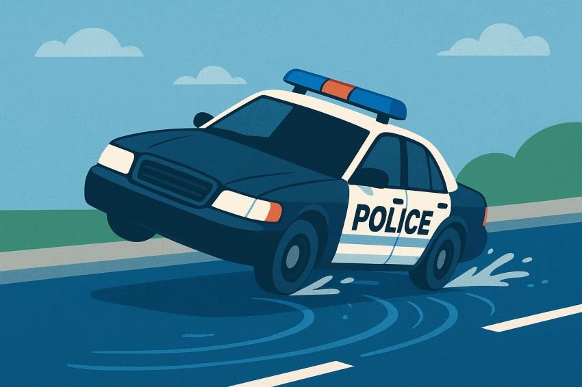 Lepas Kendali di Depan Klub Malam, Mobil Polisi Serempet Pejalan Kaki di Medan!