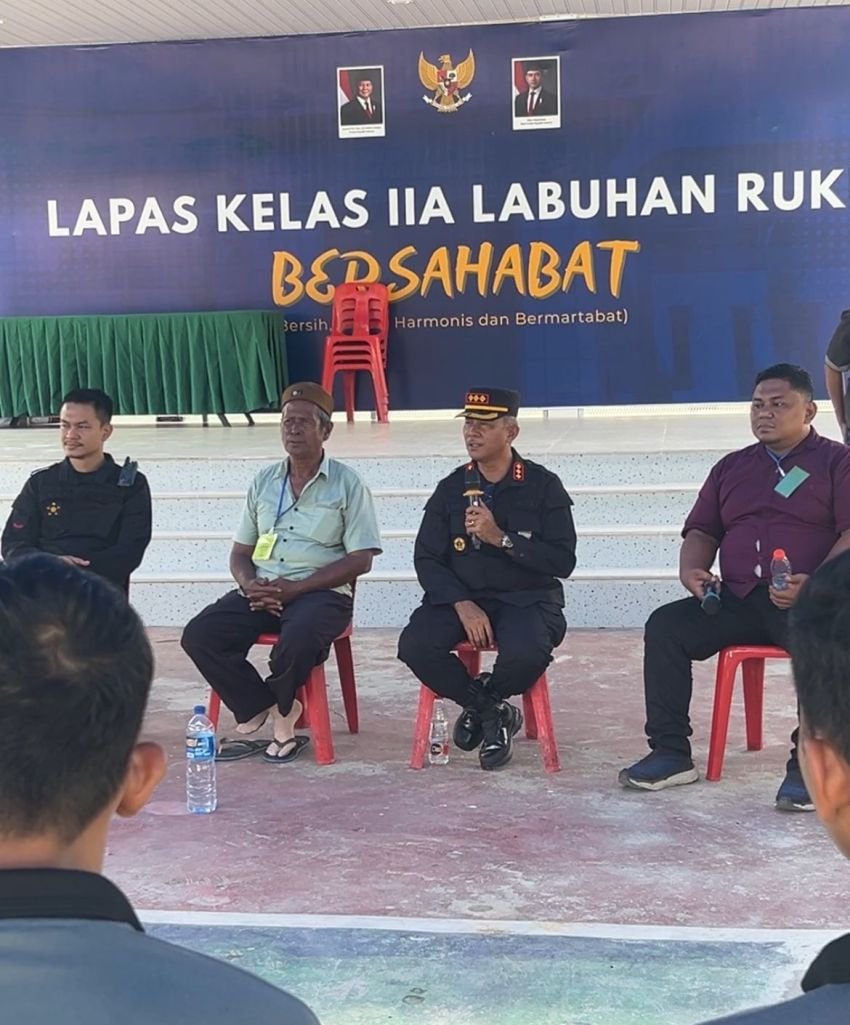 Tutup Rehabilitasi Warga Binaan, Lapas Labuhan Ruku Laksanakan Kegiatan Family Support Group