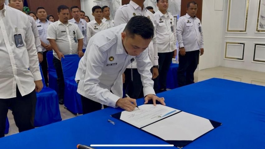 Wujudkan Pemasyarakatan Bersih, Rutan Kelas I Medan Teken Komitmen Nasional Perangi Narkoba dan Barang Terlarang