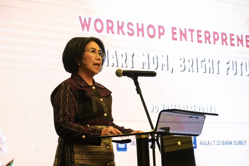 Dorong Perempuan Jadi Wirausaha Tangguh, Ketua DWP Sumut Buka Workshop Entrepreneur