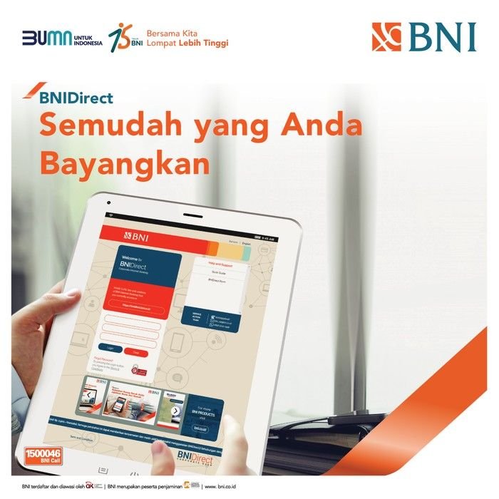 Lewat BNIdirect Cash, BNI Dorong Tata Kelola Keuangan BPJS Lebih Transparan