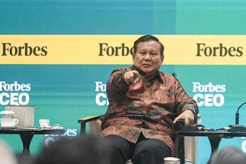 Prabowo Sentil Politisi yang Tak Paham Ekonomi di Depan CEO Dunia