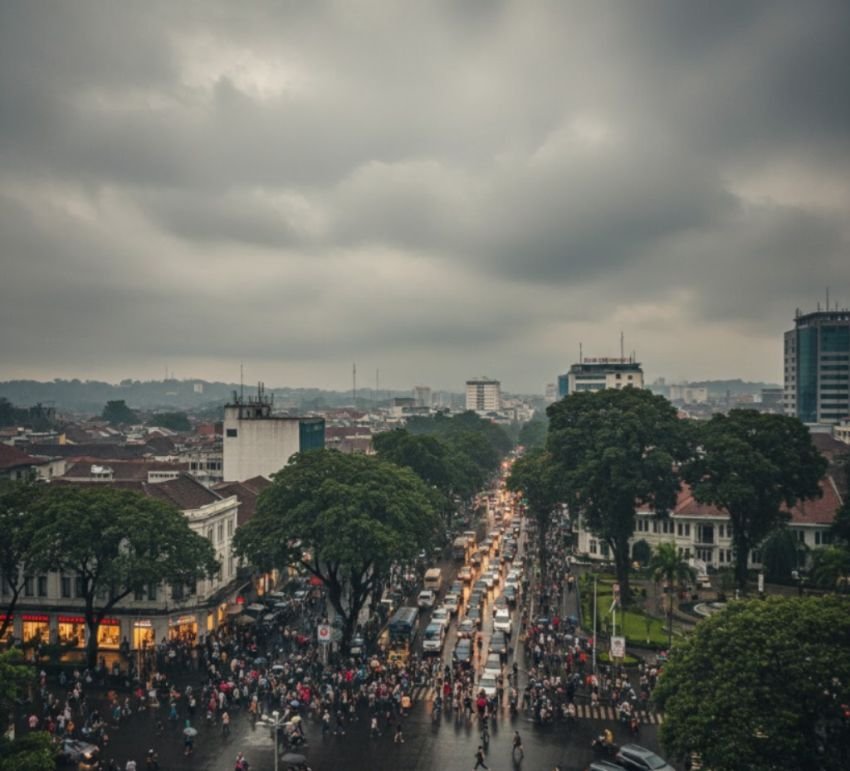 Prakiraan Cuaca Jawa Barat Hari Ini: Mayoritas Hujan Ringan, Beberapa Wilayah Hujan Sedang