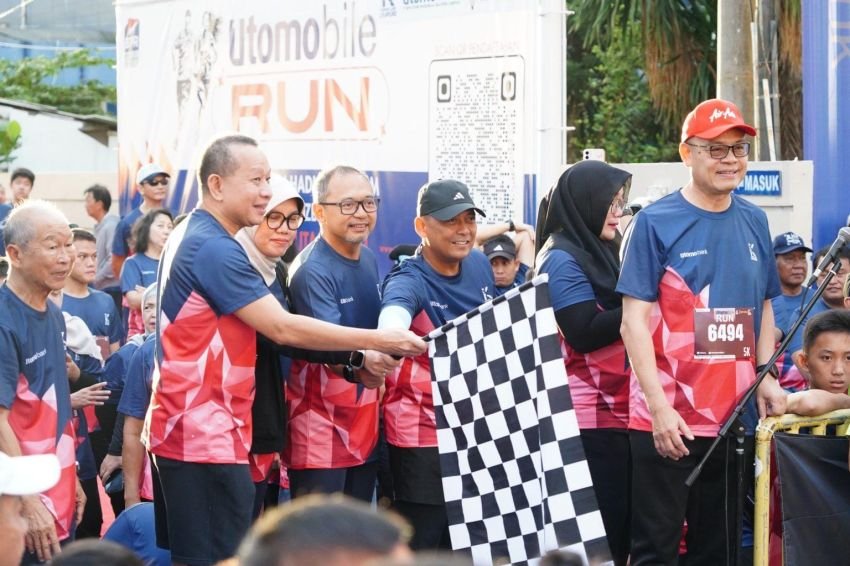 Hari Jadi Bank Utomo Dimeriahkan dengan Utomobile Run 2025, Kasdam XXI/Raden Inten Hadir Langsung