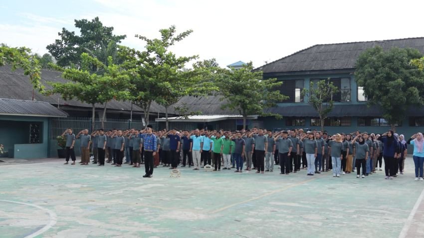 Lapas Labuhan Ruku Gelar Upacara Peringatan Hari Sumpah Pemuda ke-97, Kobarkan Semangat Kebangsaan di Lingkungan Pemasyarakatan