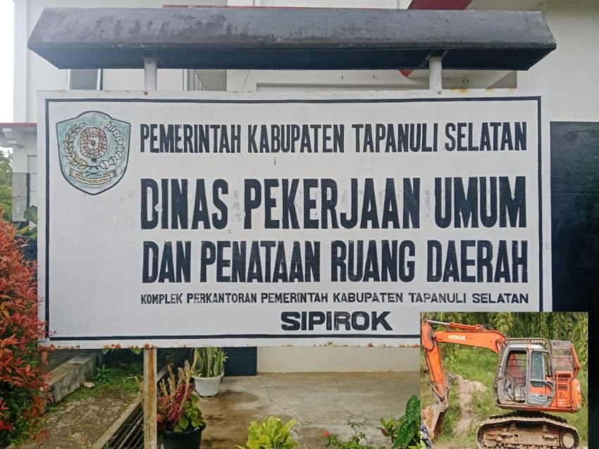 Uang Sewa Alat Berat Diduga Masuk Kantong Pribadi, LIRA Desak Bupati Tapsel Copot Kepala UPT PU