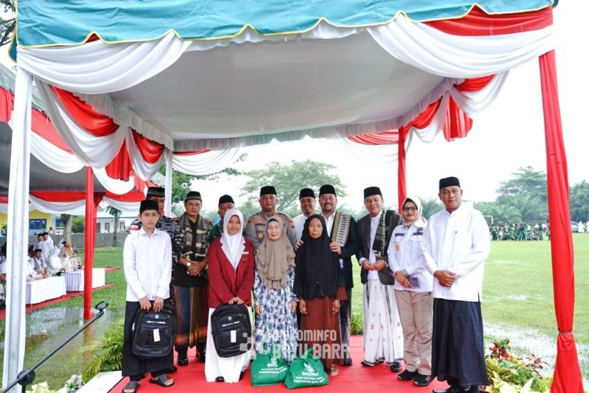 Pimpin Upacara Hari Santri, Bupati Batu Bara: Santri Harus Berilmu, Berakhlak, dan Berdaya untuk Bangsa